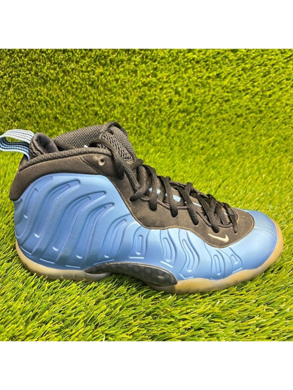 Nike Little Posite One GS University Blue Boys Size 4.5Y Athletic Shoes Sneakers